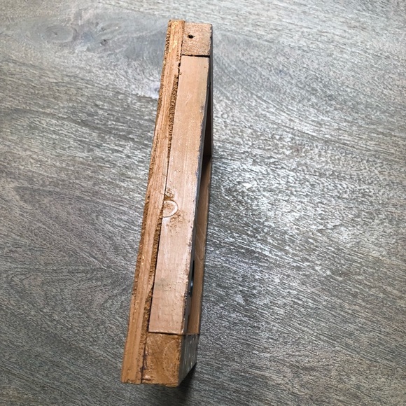 Adorable UpCycled Cat Picture Wood  7.5”x9” - Picture 4 of 6